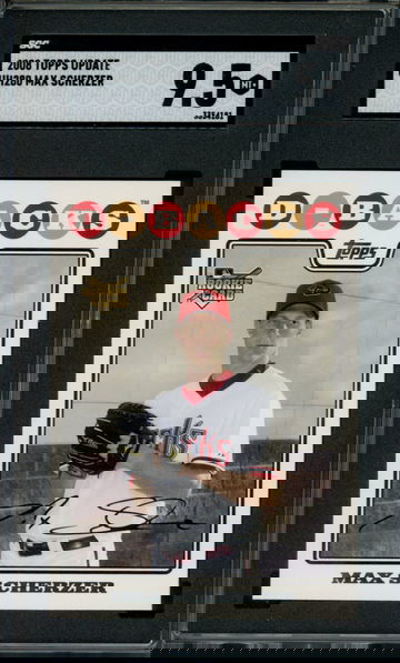 2008 Topps Update Max Scherzer #UH280 SGC Mint+ 9.5 