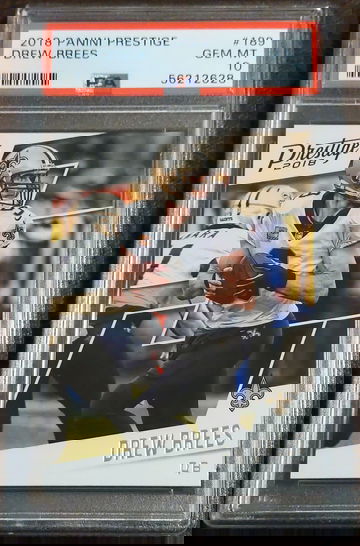 2018 Prestige, #189, Drew Brees, PSA 10