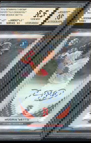 2014 Bowman Chrome Mookie Betts auto