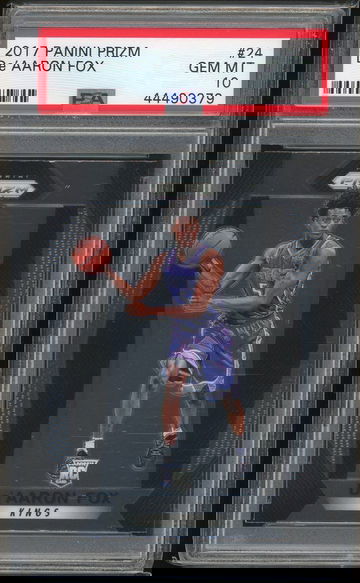 2017 Panini Prizm De'Aaron Fox PSA 10