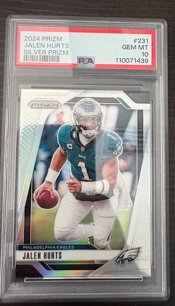 2024 Prizm Silver Jalen Hurts PSA 10