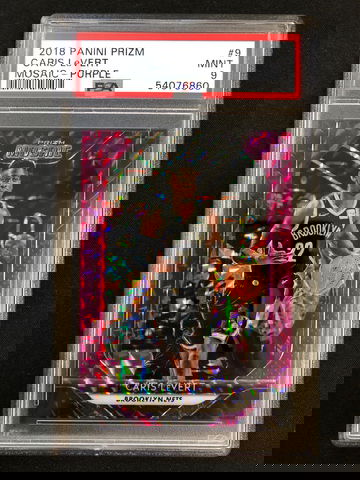 2018 Panini Prizm Mosaic - Caris LeVert - Mosaic Purple /49 PSA 9