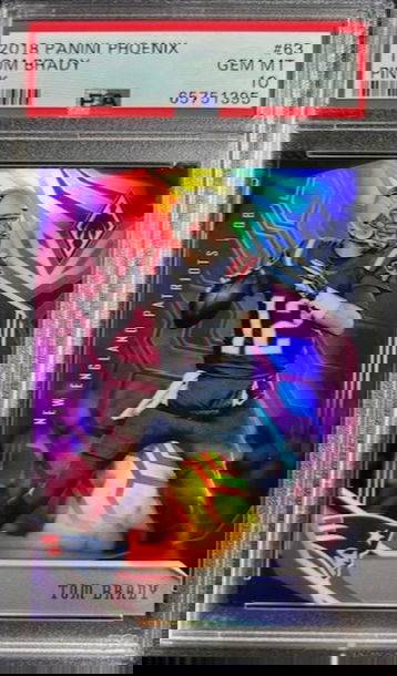 2018 Panini Phoenix Pink /199 #63 Tom Brady New England Patriots PSA 10 Gem Mint