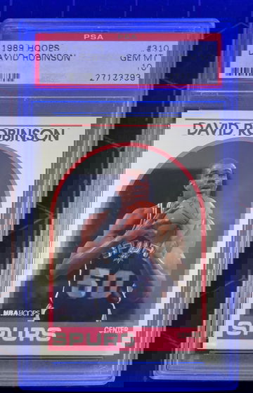 1989 Hoops #310 David Robinson PSA 10