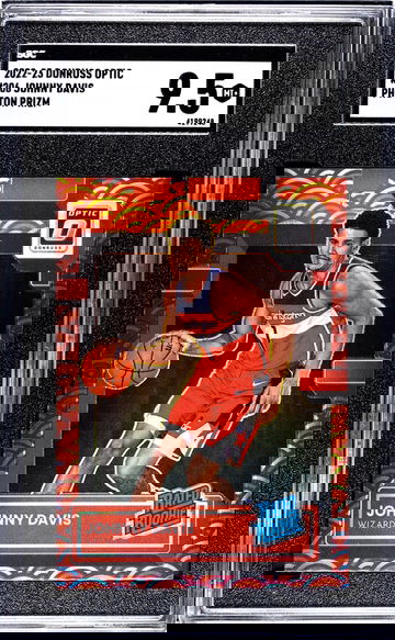 2022 Donruss Optic Photon Prizm Johnny Davis #206 RC SGC 9.5