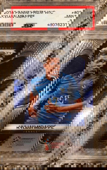 2018 Prizm World Cup Kylian Mbappe PSA 9