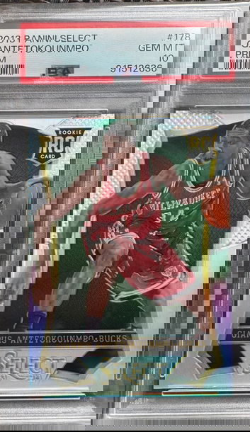 2013 PANINI SELECT PRIZM #178 GIANNIS ANTETOKOUNMPO ROOKIE RC PSA 10