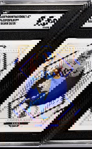 2020 Panini National Treasures #56 Cooper Kupp Holo Silver /25 SGC 9.5