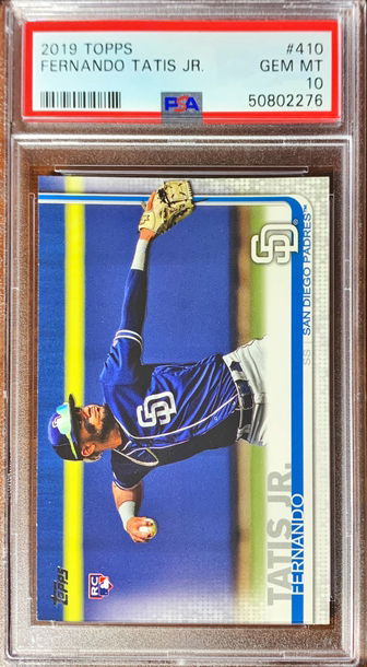 2019 Topps 410 Fernando Tatis Jr. PSA 10