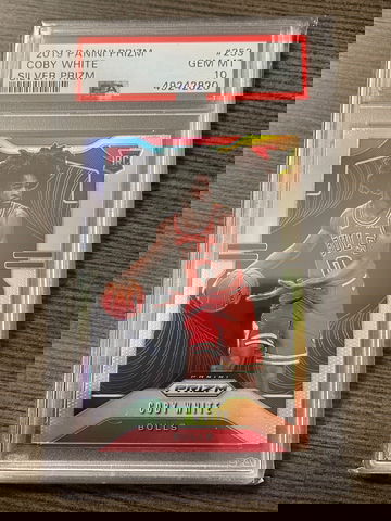 2019 Prizm Coby White Silver PSA 10