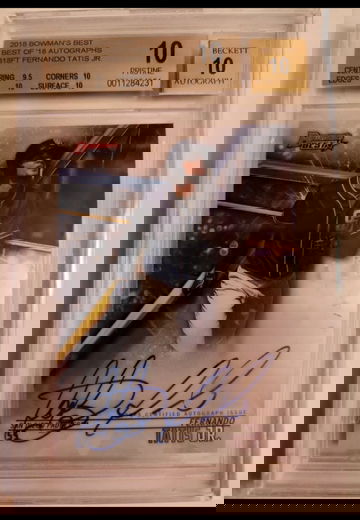 2018 Bowman's Best Fernando Tatis Jr. Prospect Auto Pristine