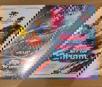 2020-21 Topps Chrome UEFA Champions League Hobby + Steve Aoki Neon Future Sealed Boxes 