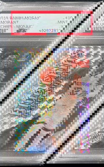 2019 Mosaic Ja Morant Blue Chips PSA 9