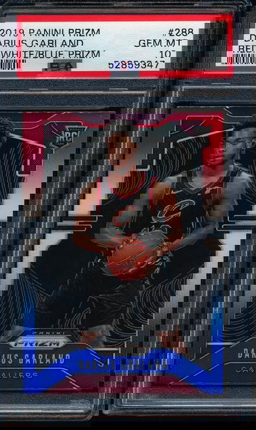 2019 Panini Prizm Darius Garland Red White Blue Prizm PSA 10 Gem Mint