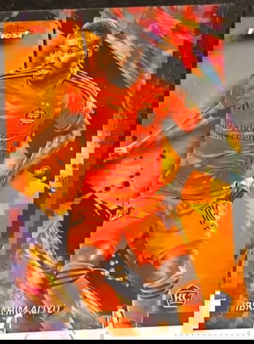 2024 Topps Finest MLS Ibrahim Aliyu Orange /25 RC Houston Dynamo Rookie 