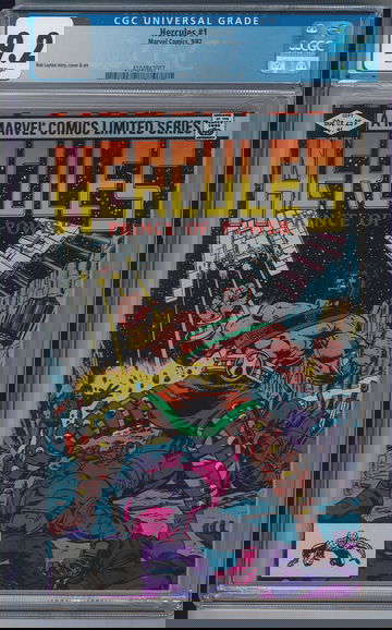 HERCULES Prince Of Power 1 CGC 9.2 NM Champions 1st SOLO Title 1982 1st RECORDER