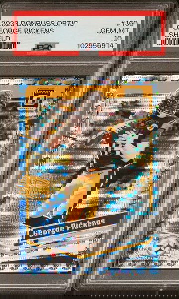 2023 Panini Donruss Optic George Pickens Shield 32/32 PSA 10 