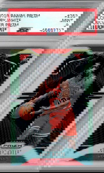 2019 Panini Prizm 253 Coby White Silver Prizm