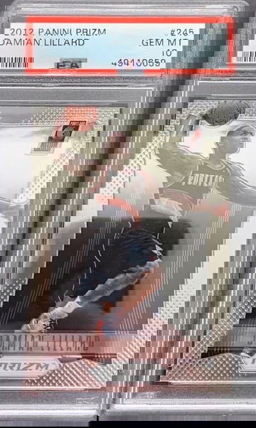 2012 Panini Prizm Damian Lillard Rookie #245 PSA 10