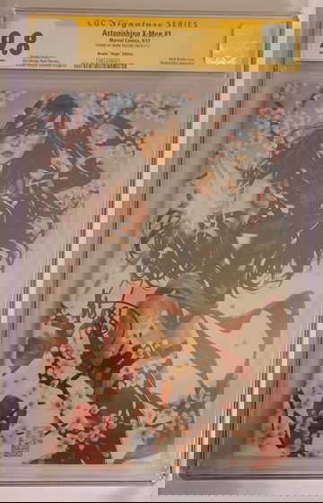 Astonishing X-Men #1 Virgin CGC/SS 9.8 signed by Brooks