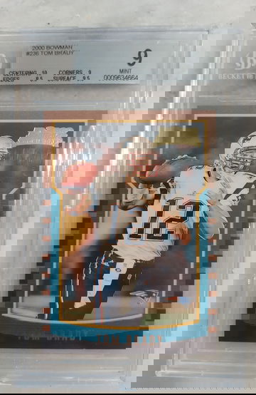 2000 Bowman Tom Brady RC BGS 9