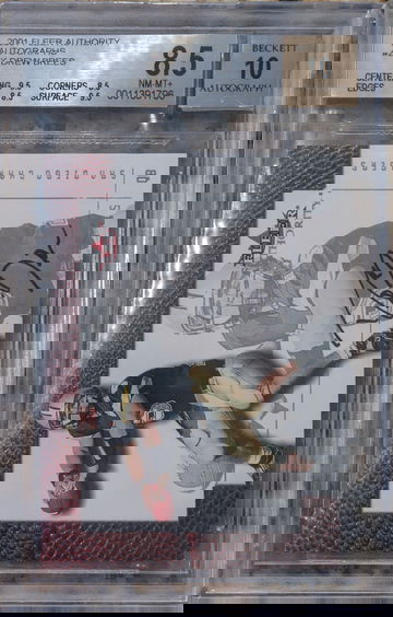 2001 Fleer Authority Autographs Drew Brees #102 2X EXCH