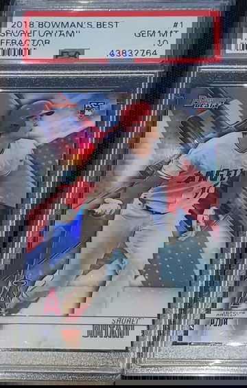 2018 Bowman's Best #1 Shohei Ohtani Refractor PSA 10