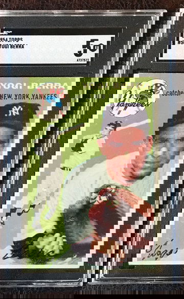 1954 Topps #50 Yogi Berra SGC 5 EX