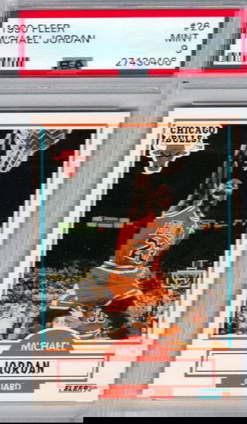 1990 Fleer Michael Jordan PSA 9 Mint