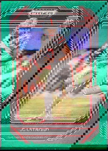 2023 Panini Prizm Draft Picks Prizms Green #102 C.J. Stroud Ohio State Buckeyes
