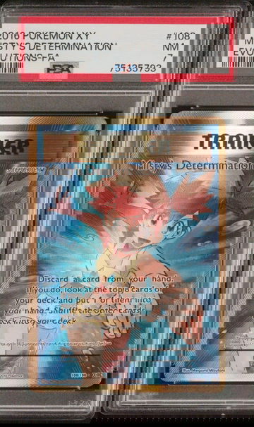 2016 Pokemon XY Evolutions Misty's Determination #108 PSA 7