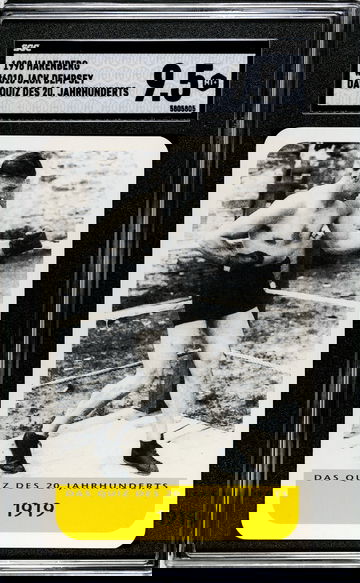 1998 Harenberg Jahrhunderts Jack Dempsey HOF Boxing  SGC 9.5 POP 1