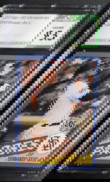 2020 Topps 35th Anniversary Blue Border #85-84 Fernando tatis Jr. CSG 9.5 GEM MT