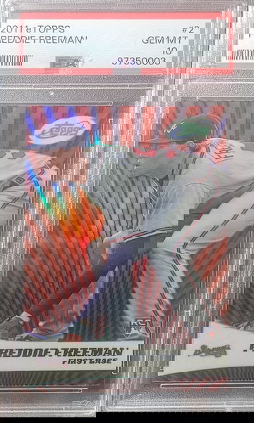 2011 ETopps Freddie Freeman PSA 10