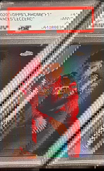 2020 Topps Chrome F1 Charles LeClerc SP IV Image Variation Refractor Formula 1 