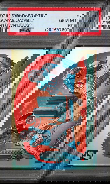 2024 Donruss Optic Downtown Duos Tua Tagovailoa/Tyreek Hill #7 PSA 10