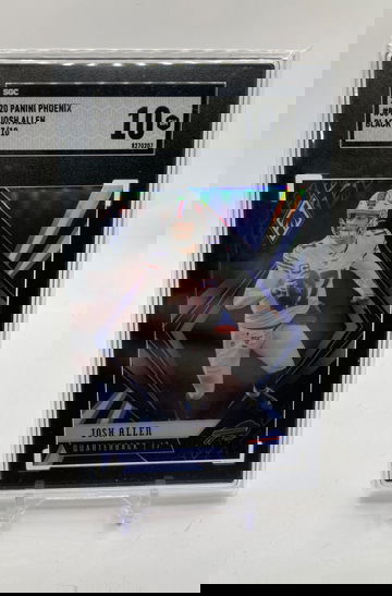 2020 Phoenix Black Josh Allen serial # 3/10 graded SGC 10