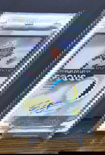 2023-24 UD Premier Connor Bedard Auto Patch #/50!
