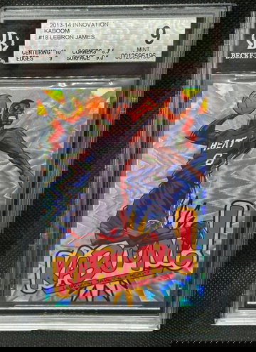 2013-14 Panini Innovation Kaboom Lebron James BGS 9  Case Hit SSP 1st YR Kaboom