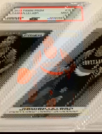 2013-14 Panini Prizm #19 Damian Lillard PSA 9 