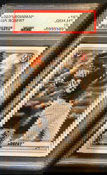 2020 Bowman Luis Robert #18 RC Rookie Card PSA 10 GEM MINT