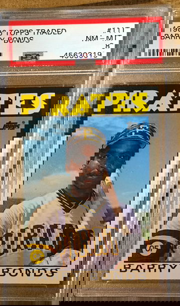 1986 Topps Traded Barry Bonds #11T