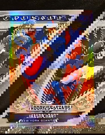 2025 Panini Rookies & Stars  Jaxson Dart  Crusade Silver Prizm  Rookie #11  Giants