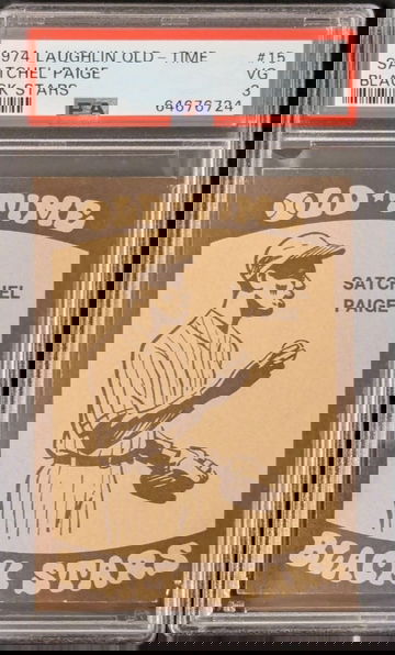 Leroy Satchel Paige 1974 Laughlin Old Time Black Stars #15 PSA 3 VG Centered