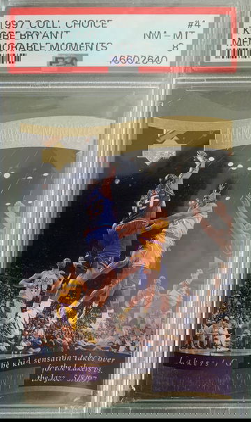 1997 Collectors Choice Kobe Bryant Memorable Moments 