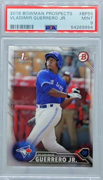 2016 BOWMAN PROSPECTS #BP55 VLADIMIR GUERRERO JR. PSA 9