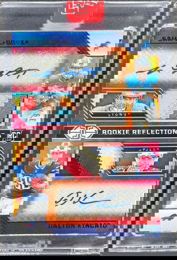 Sam LaPorta Dalton Kincaid 2023 Panini Illusions Rookie Reflections Patch Auto /50