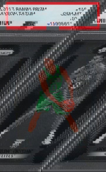 Jayson Tatum 2017 Panini Prizm RC Rookie PSA 10 Gem Mint 