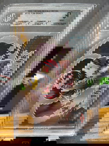 2000 Crown Royale Retail #110 Tom Brady Rookie