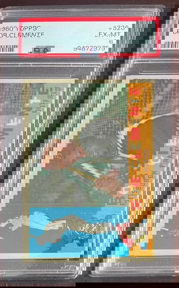 1960 Topps Roberto Clemente PSA 6